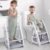 Primlect Potty Training Seat, 2-in-1 Toddler Toilet Seat with Step Stool, Ultra-Stable Potty Chair Attachment, Adjustable Seat and Step Ladder, Non-Slip Design, Splash Guard for Boys and Girls(Grey)