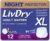 LivDry XL Overnight Adult Diapers for Women and Men, Incontinence Underwear, X-Large, 12-Pack