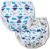Joyo roy Reusable Swim Diapers 2pcs Snap One Size 4 Swim Diapers Size 6 Toddler Swimming Diaper Size 4 Easy-Wash Waterpeoof Reusable Baby Swim Diaper Baby Beach Essentials for Swimming Lessons