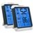 ThermoPro TP55 Digital Indoor Hygrometer Thermometer, 4-Inch Temperature/Humidity Monitor with Touchscreen and Backlit, Indoor Room Thermometer/Humidity Meter for House Home Greenhouse