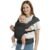 Baby Carrier Newborn to Toddler Baby Wraps Carriers(7-30lbs), Newborn Carrier with Head Support, Infant Holder Carrier with Enhanced Lumbar Support, Dark Grey