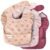 Tiny Twinkle Mess-Proof Baby Bibs for Eating | Waterproof, Wipeable Toddler Bibs with Catch-All Pocket | Feeding Bibs for Girls & Boys(3 Pack,Unicorn)