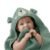 Blissful Diary Muslin Baby Hooded Towel, Soft and Absorbent Bath Towel for Newborn, Infant, Toddler, Unisex, 32″x32″ – Smart Bear