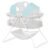Dream On Me Karley Bassinet, Award Winner Lightweight Travel Baby Bassinet, Foldable Bedside Sleeper, Adjustable Double Canopy, Spacious Design, Soft Fabric, Storage Basket – Blue and Grey
