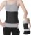 S Abdominal Binder Post Surgery – Elastic Waist Band for Stomach Support & Compression, Bariatric, Tummy Tuck | Latex-free, Breathable Belly Wrap Hernia Belt – (45″ – 60″) 3 PANEL – 9″ BLACK