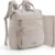 mommore Neoprene Diaper Bag Backpack Small Lightweight Baby Diaper Bags Water Resistant Diaper Backpack for Boys Girls Newborn with Changing Pad, Stroller Straps