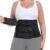 Postpartum Belly Band Abdominal Binder Post Surgery, for Natural Delivery & C-Section Recovery, 9.7″ High Adjustable Compression Belly Wrap,Polyester Made with Bamboo Charcoal Fiber(Black, S/M)