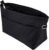 Time Wing Handbag Tote Purse Organizer Insert Bag Liner Shaper Divider Zipper 11 Pockets Compartments Medium Black
