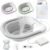 Sitz Bath, Electric Sitz Bath for Toilet, Unisex Sitz Bath for Hemorrhoids and Postpartum Care Tub for Soak, Sitz Bath for Women, Home Use Portable for Easy Storage, Collapsible Storage, Wide Seat