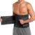 Abdominal Binder for Men & Women – Post Surgery Belly Band Adjustable Compression Wrap Belly Binder Abdomen Hernia Support Belt (L)