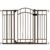 Ingenuity Decorative Extra Tall Baby Gate & Dog Gate, 28.5″-48″ Wide, 36″ Tall, Hardware or Pressure Mounted, Install on Top or Bottom of Stairs, Banister, or Doorway – Bronze