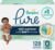 Pampers Pure Protection Baby Diapers, Size 0 (10 lbs ), 128 Count, Up to 100% Leakproof, Premium Plant-based Skin Protection, Hypoallergenic Soft Diapers