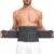 Abdominal Binder for Men and Women – Post Surgery & Postpartum Recovery Hernia Support Belt Waist Trainer for Men Adjustable Compression Wrap (Black,M)