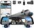 12″ Rear View Mirror Camera,4 Channel Mirror Dash Cam Front and Rear Inside,Backup Camera for Cars,5.8GHz WiFi 360 Smart Rearview Camera,APP,GPS,Night Vision Backup Camera, Free 64GB SD Card