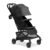 Mompush Velo Lightweight Travel Stroller, Compact & Airplane-Friendly for Baby and Toddler, Lie-Flat Seat, One-Hand Fold, with Leather Bumper Bar, Shoulder Strap, Raincover, Storage Bag & Cup Holder