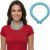 Neck Cooling Tube | Wearable Cooling Neck Wraps for Summer Heat I Hands Free Cold Pack | Reusable Cooler (Blue)