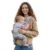 Baby Carrier Newborn to Toddler(7-30lbs), Toddler Carrier with Adjustable Shoulder Strap, Baby Holder Carrier with Breathable Mesh Fabric, Grey