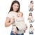 Baby Carrier Newborn to Toddler, Ergonomic, Cozy and Lightweight Baby Toddler Carrier, Premium Soft Cotton Breathable Infant Carrier Baby Gift with Head Support, 3 Carry Positions (3-36 Months