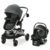 Graco Modes Nest Travel System, 3-in1 Modular Carseat Stroller Combo, Adjustable Slide2Me Infant Car Seat Carrier to Toddler Stroller, Includes the SnugRide DLX Infant Car Seat, Sullivan