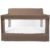 Baby Delight Lunaire Full Size Crib | Breathable Mesh Baby Crib | Tool-Free Assembly Baby Bed | 100% GOTS Certified Organic Cotton Fabric | Organic Mocha