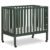 Dream On Me Jett Mini Folding Baby Crib in Olive, GreenGuard Gold & BSA, Lightweight & Portable, Patented Flat Folding System for Small Spaces & Travel, 1.5” Mattress Pad, 3 Heights, Safe Wheels
