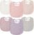 Susurration Muslin Baby Drool Bibs 6Pack Soft Square Adjustable Baby Bandana Bibs for Unisex Girls & Boys