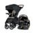 Chicco Bravo Primo ClearTex Trio Travel System, Bravo Primo Quick-Fold Stroller with Chicco KeyFit Max Zip ClearTex Infant Car Seat, Car Seat and Stroller Combo | Somerset/Black