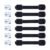 Child Safety Cabinet Locks (6 Pack) – Adjustable Baby Proofing Strap Latches with Strong 3M Adhesive – No Drill Childproof Locks for Drawers, Cabinets, Fridge, Door, Closet, Black