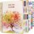 Planner 2026-2027, 18 Months Weekly and Monthly Daily Planner from January 2026 – June 2027, 8.5″ x 11″ A4 Large Hardcover Agenda Organizer Book 2026 with Tabs, Spiral Yearly Calendar Planners for School Work Home, Colorful Tree of Life