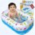 Mommy’s Helper | Inflatable Under The Sea Baby Bathtub, Collapsible Safe Baby Bath Tub with Anti-Sliding Saddle Horn Seat, Must Have Travel Toddler Bath, Portable Bathtub Recommended Months 3 to 18