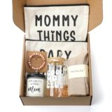 Maxdot 8 Piece New Mom Care Package Box After Birth New Mom Gifts for Pregnancy Postpartum Women Baby Shower Gifts Basket for Expecting Parents to Be First Time Mothers Day Birthday Party Favor