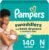 Pampers Swaddlers Diapers, Size 0 (up to 10 lbs), 140 Count, Absorbent, Keeps Baby Dry and Comfortable, Skin Safe Disposable Baby Diaper (Packaging May Vary)