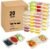 MACTANO 8 OZ Reusable Snack Containers with Lids, New 3 Compartment Condiment Snack Pack Containers 20 Sets