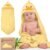 KeaBabies Hooded Baby Towel for Newborn – Viscose Derived from Bamboo Large Baby Bath Towels with Hood for Boys, Girls, Toddler, Extra Absorbent & Soft Newborn Bath Essentials(Duck, Regular)