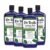 Dr Teal’s Foaming Bath with Pure Epsom Salt, Relax & Relief with Eucalyptus & Spearmint, 34 fl oz (Pack of 4)