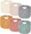 6-Pack Muslin Baby Bibs for Unisex Boys Girls, Cotton Baby Drool Bibs, Drooling and Teething Bibs for Infant