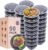 WGCC Meal Prep Containers with Lids – 50Pack 32OZ Meal Bowls, Round To Go Containers, BPA-Free, Freezer & Dishwasher Safe