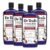 Dr Teal’s Foaming Bath with Pure Epsom Salt, Shea Butter & Almond, 34 fl oz (Pack of 4)