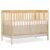 Dream On Me Synergy 5-in-1 Convertible Full-Size Baby Crib with Toddler, Day & Full Bed Conversion in Natural, GreenGuard Gold & BSA, 3 Mattress Heights, Sustainable Pinewood