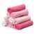 Spasilk Baby Washcloth Wipes Set for Newborn Boys and Girls, Soft Terry, Pack of 10, Pink