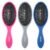 Conair Detangling Hair Brush Set 3 Pack, For Wet, Dry and All Hair Types, Detangling Brushes for Women in Blue, Pink, and Gray