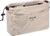Vercord Canvas Handbag Organizers, Sturdy Purse Insert Organizer Bag in Bag, 10 Pockets Beige Small