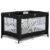 Dream On Me Zazzy Portable Playard with Bassinet in Black, Lightweight Packable and Easy Setup Baby Playard with Mattress and Travel Bag