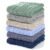 Muslin Baby Washcloths 6 Pack, 100% Cotton Wash Cloths for Babies, Large 12”X12” Burp Cloths Absorbent and Soft for Newborn Infants Kids Boys Girls – Multicolor